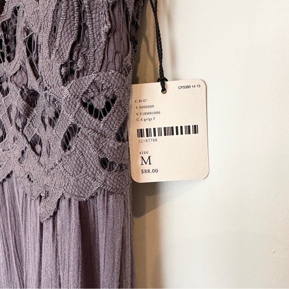 Free People FP One Adella Slip Lace Mini Dress Top - Picture 7 of 8